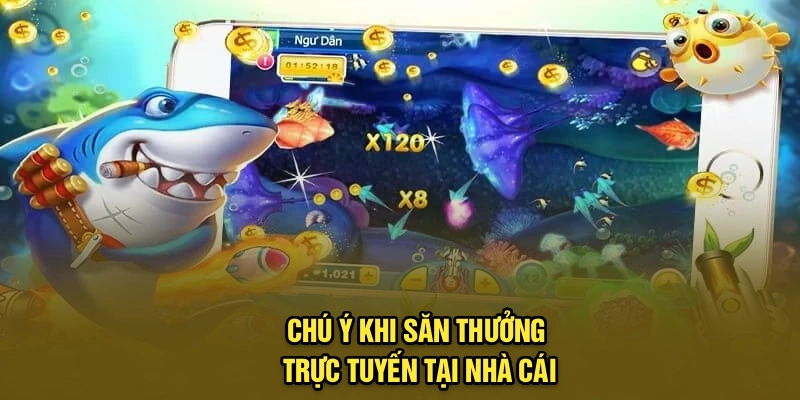 Chú ý khi săn thưởng trực tuyến tại nhà cái