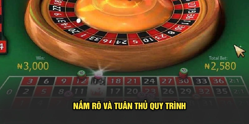 Nắm rõ và tuân thủ quy trình